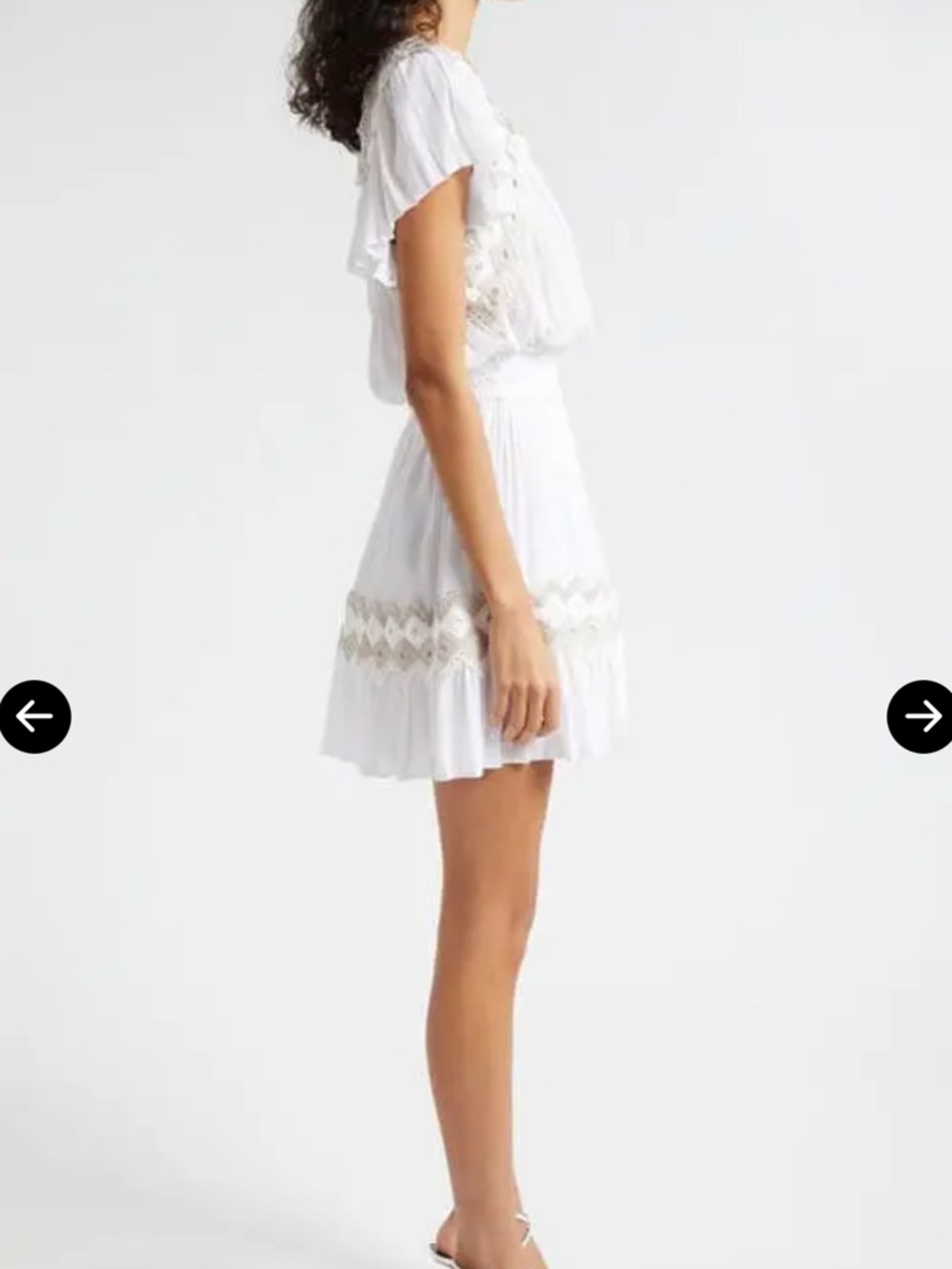 RAMY BROOK Bridget Eyelet Embroidered Dress in Ivory - Picture 2 of 12